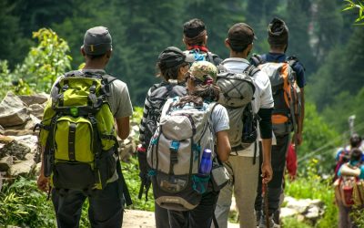Hiking group near Carmel by the Sea